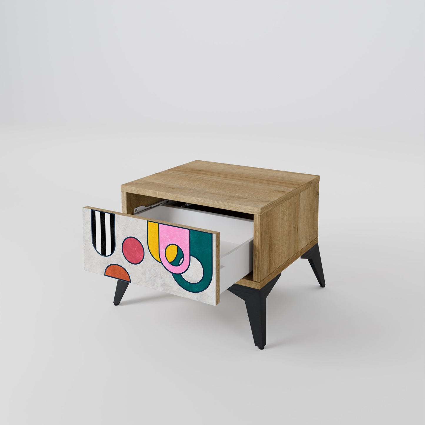 COOL STORY Nattduksbord i Oak Effect
