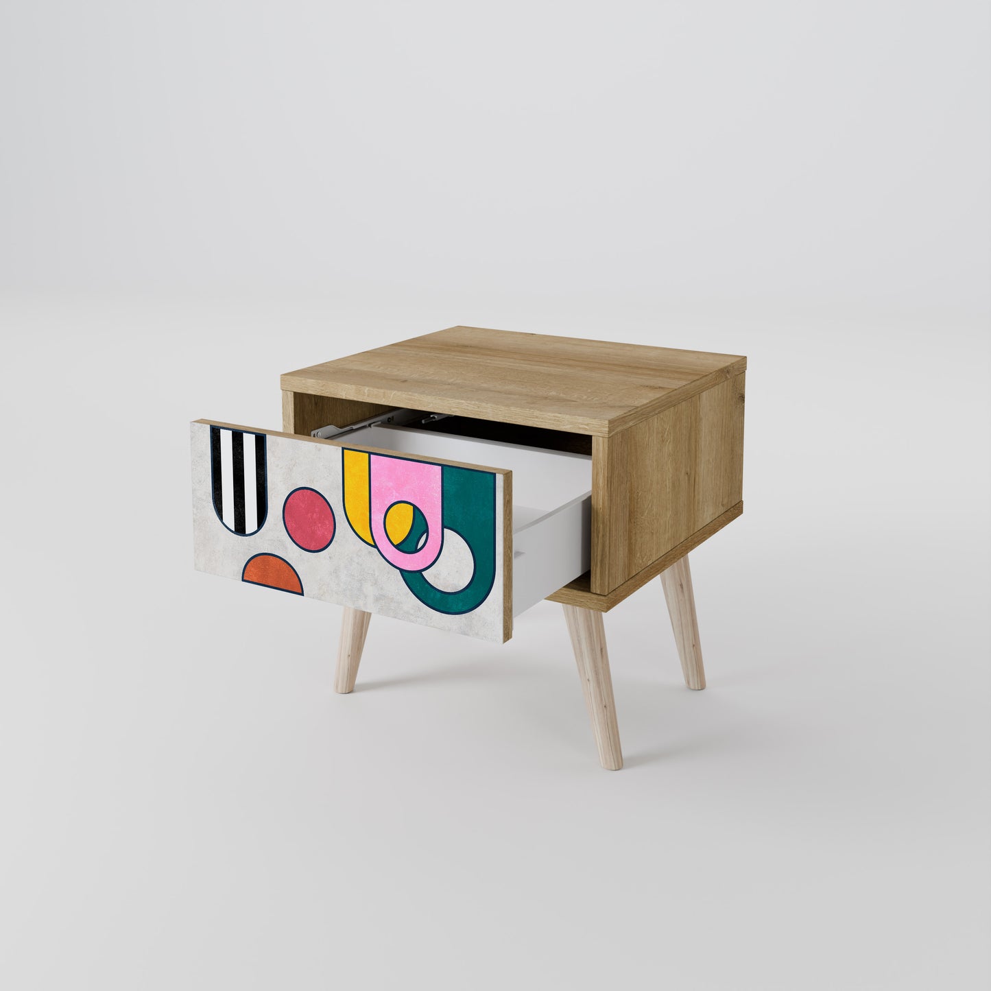 COOL STORY Nattduksbord i Oak Effect