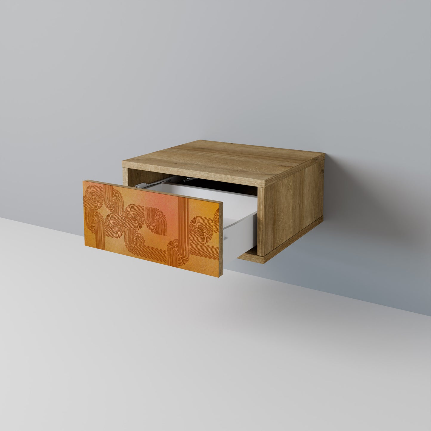 STRENGTHENING RELATION Nightstand in Oak Effect