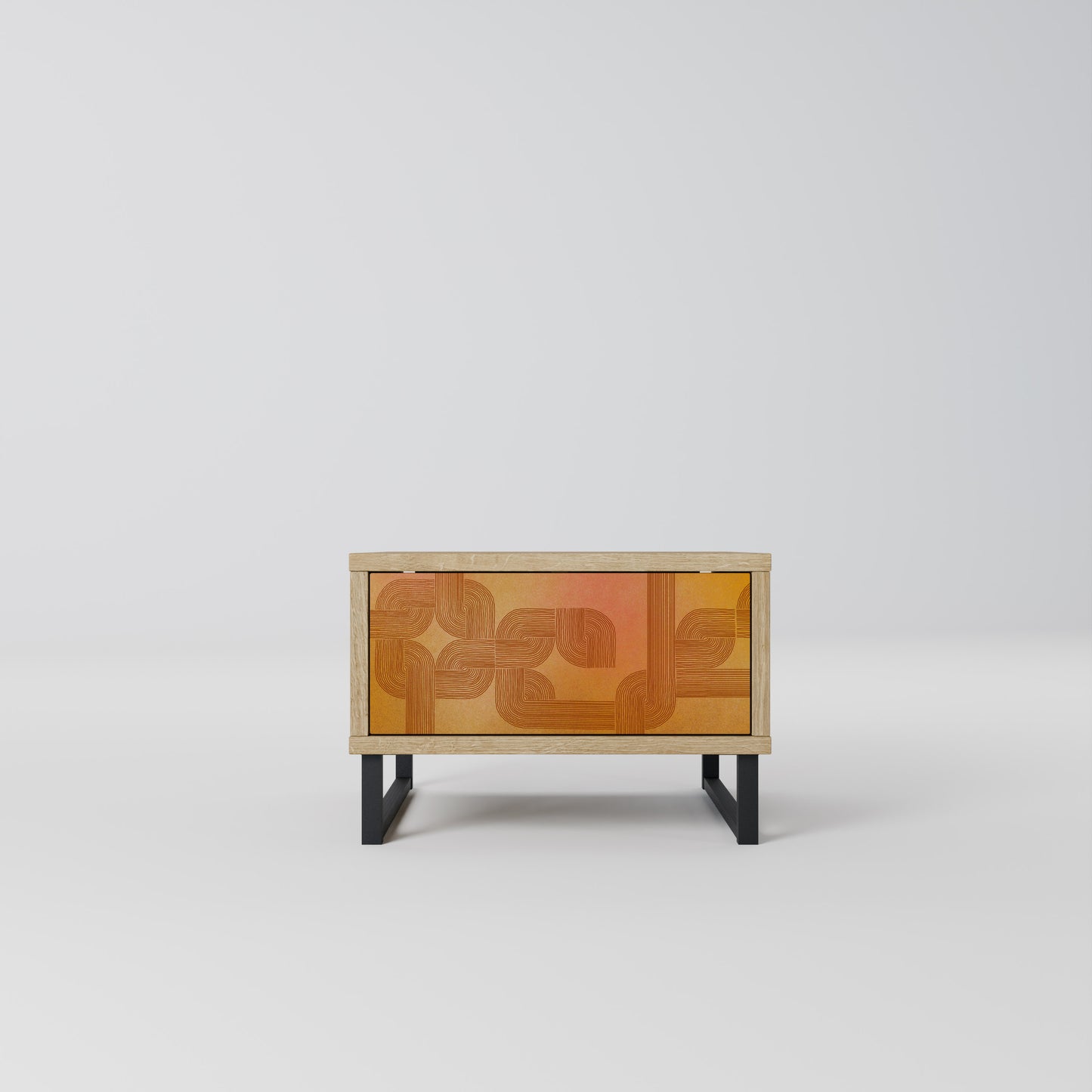 STRENGTHENING RELATION Nightstand in Oak Effect