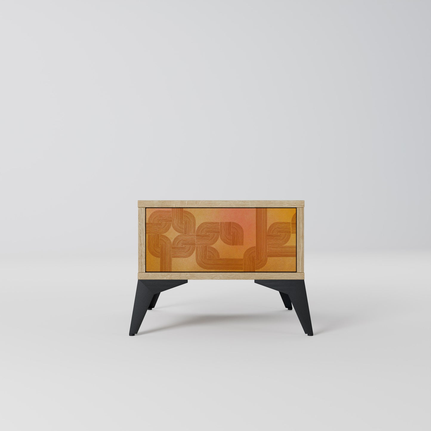 STRENGTHENING RELATION Nightstand in Oak Effect