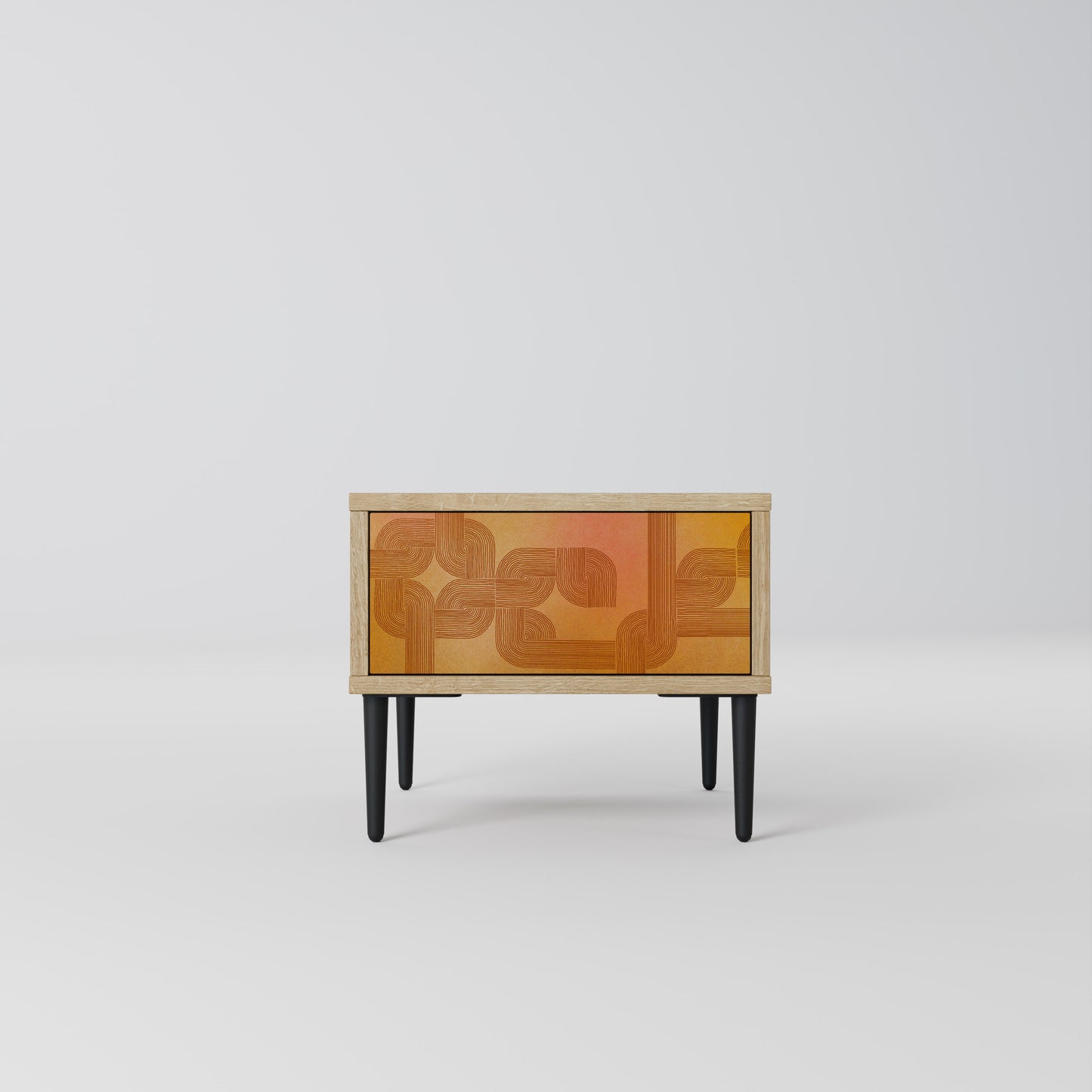 STRENGTHENING RELATION Nightstand in Oak Effect
