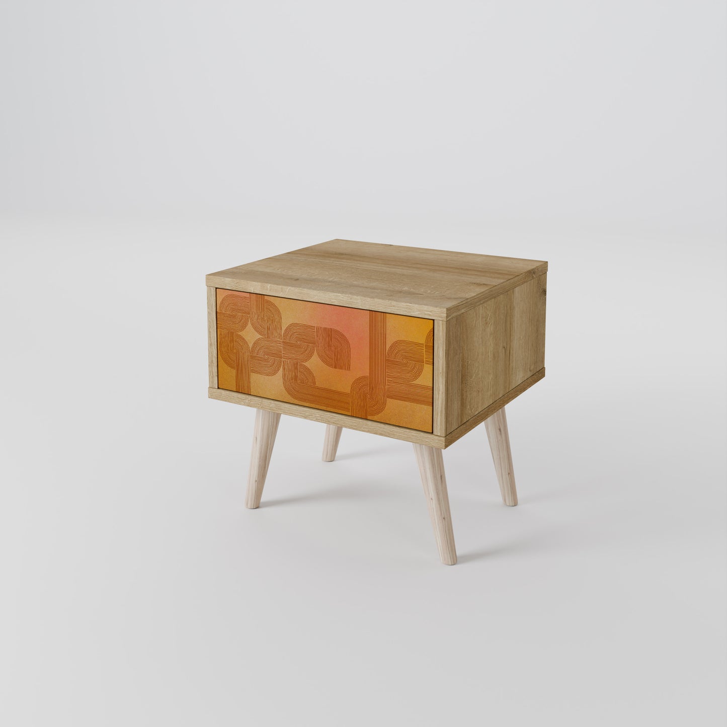 STRENGTHENING RELATION Nightstand in Oak Effect
