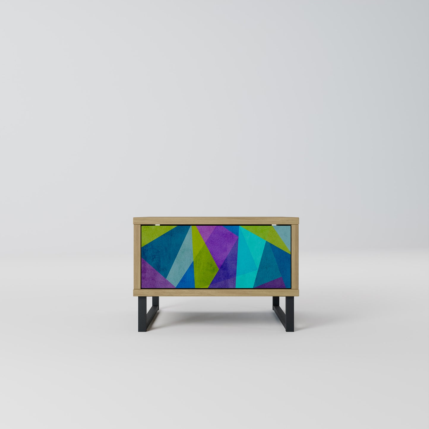 KALL SHOWCASE Nattduksbord i Oak Effect