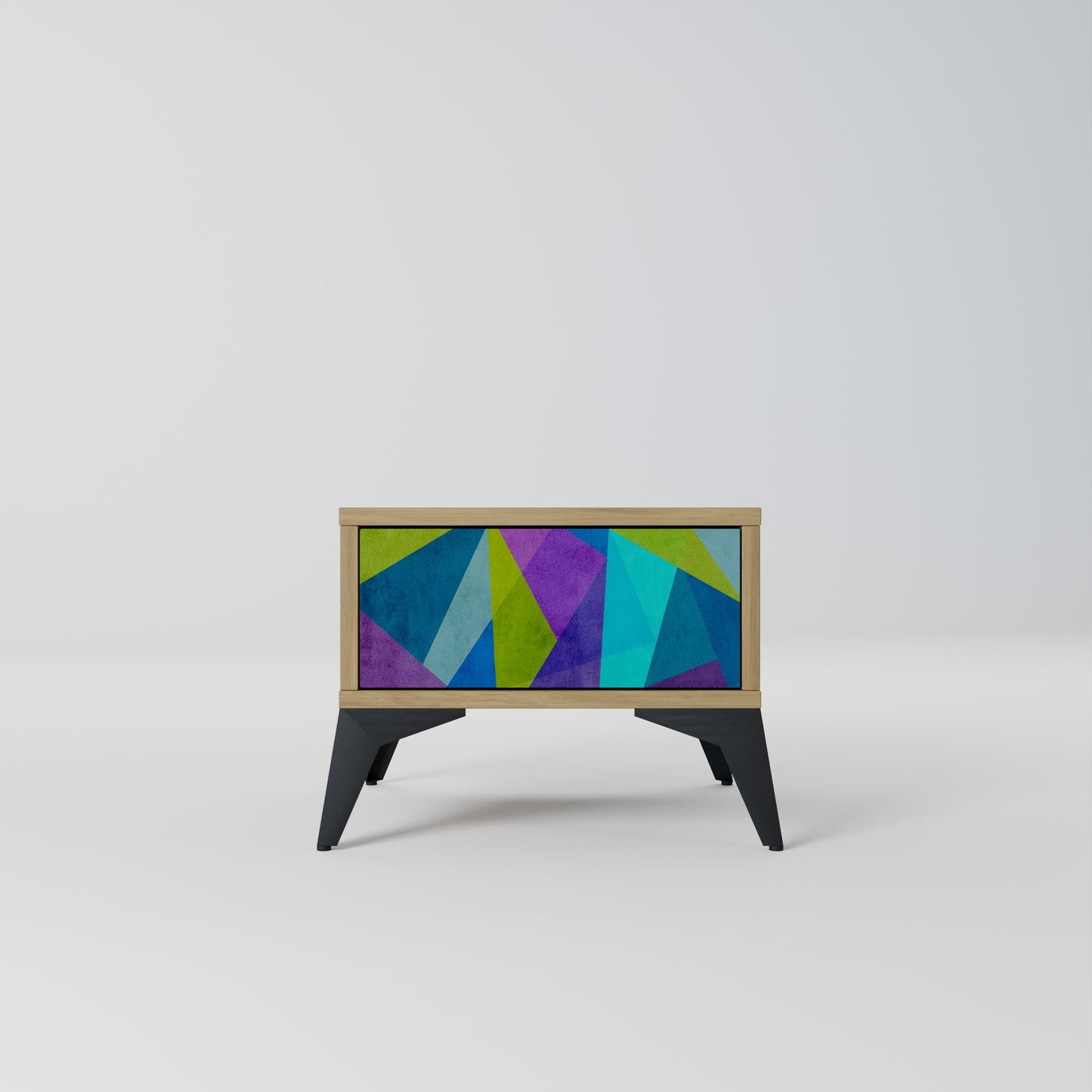 KALL SHOWCASE Nattduksbord i Oak Effect