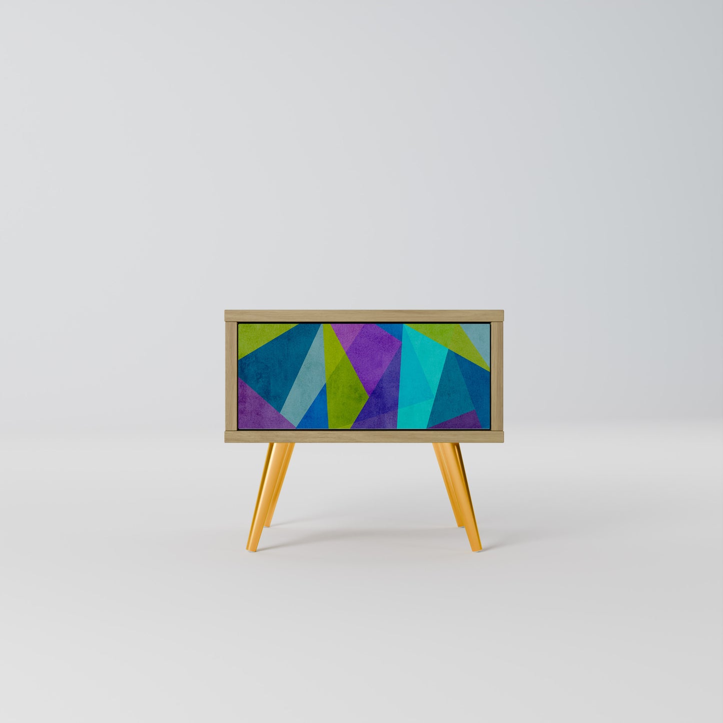 KALL SHOWCASE Nattduksbord i Oak Effect