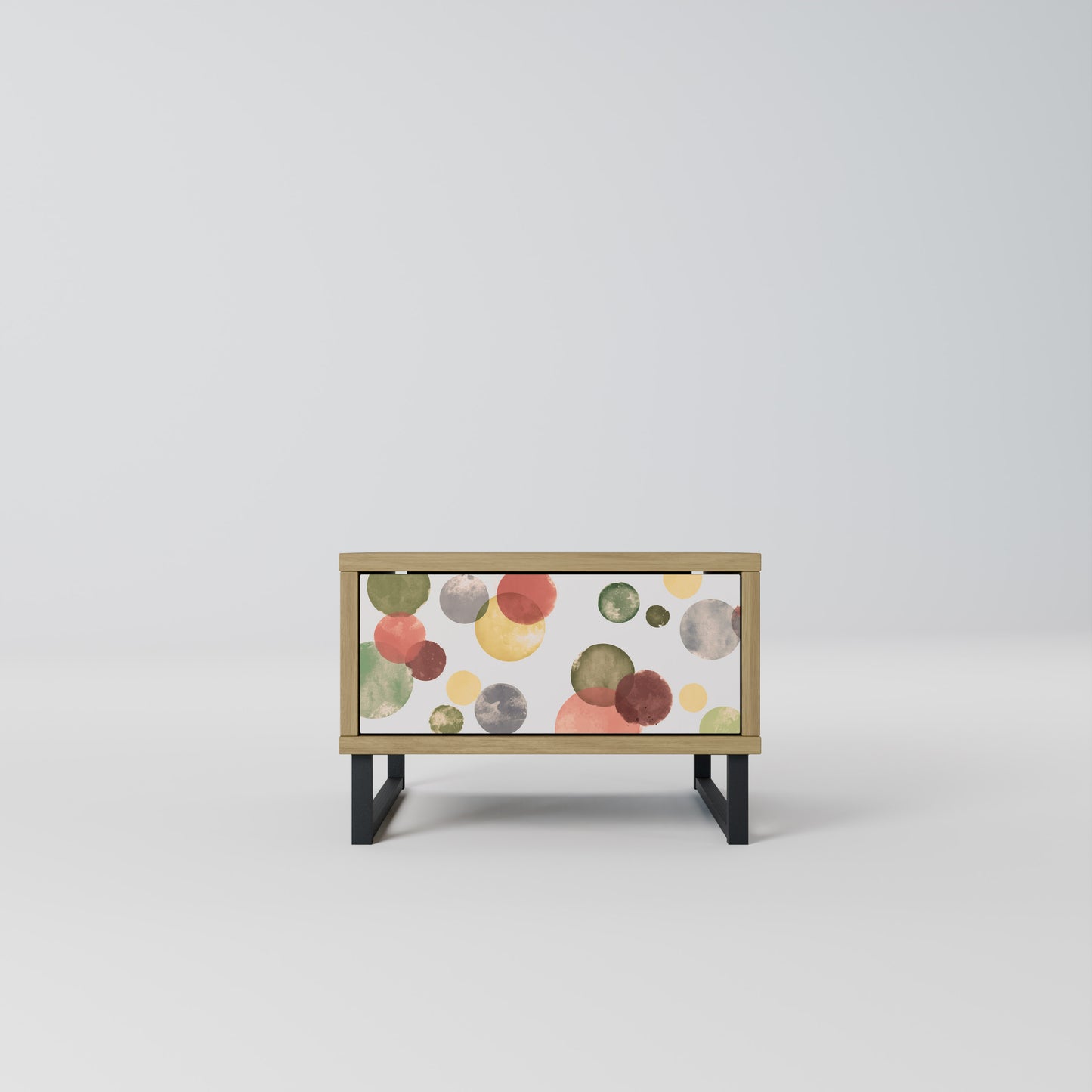 FLEETING HAPPINESS Nightstand in Oak Effect