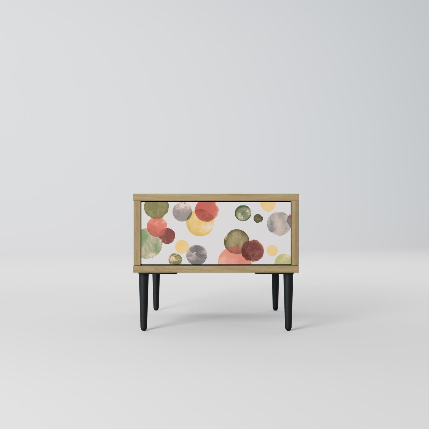 FLEETING HAPPINESS Nightstand in Oak Effect