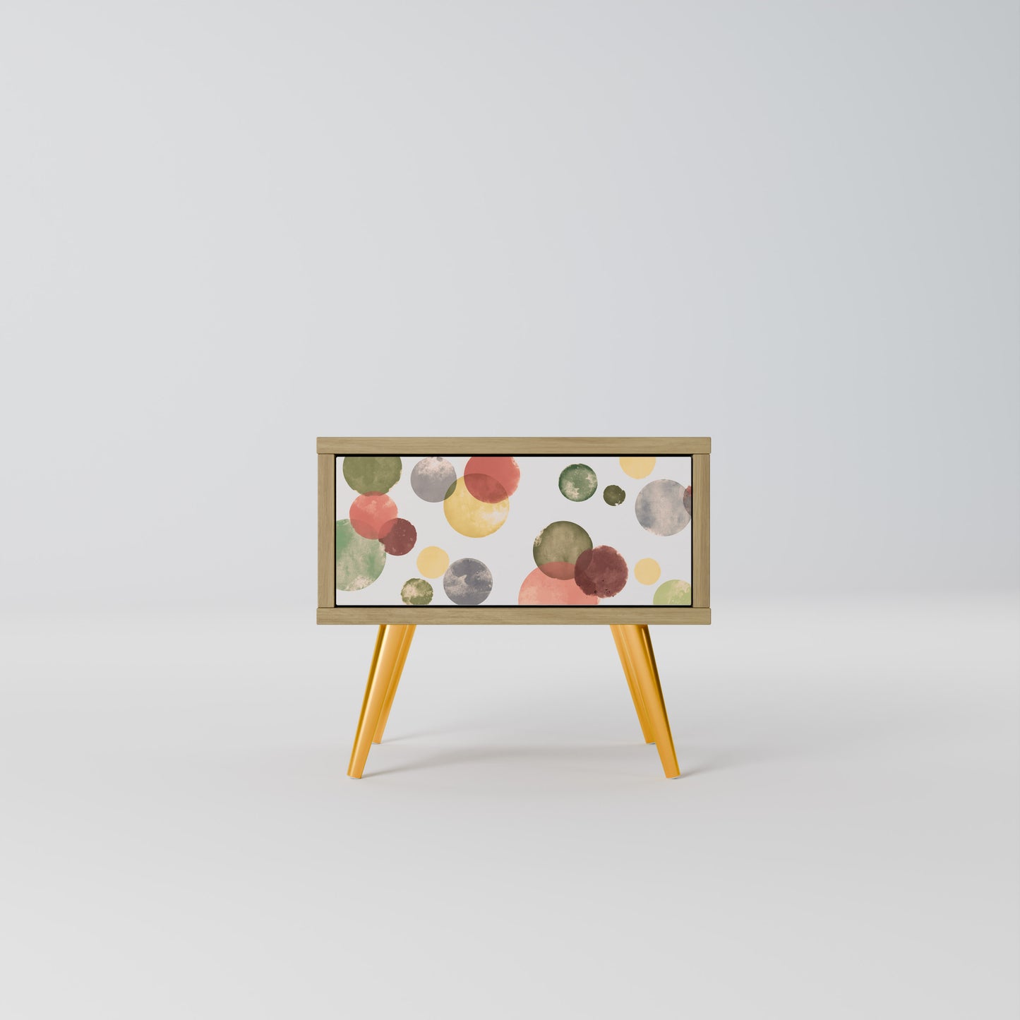 FLEETING HAPPINESS Nightstand in Oak Effect