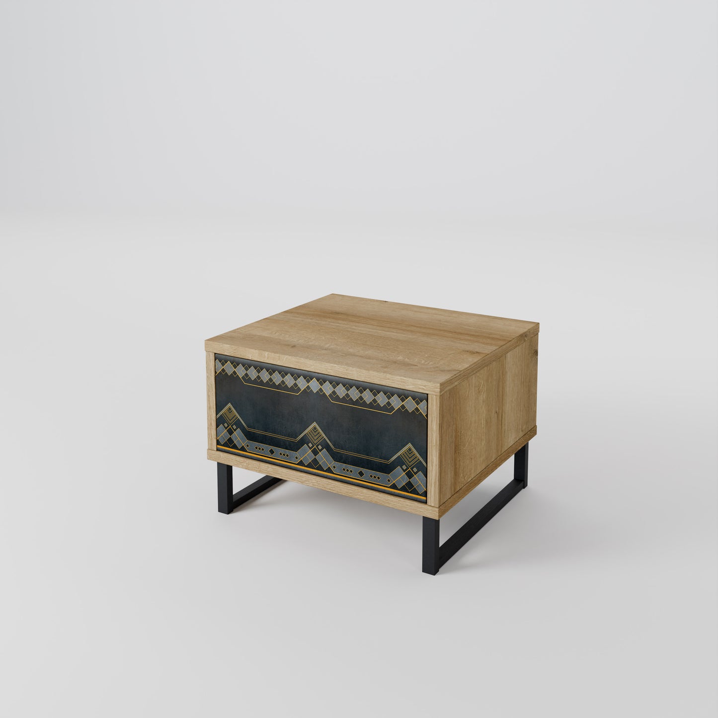 ROYAL ORDINARINESS Nightstand in Oak Effect