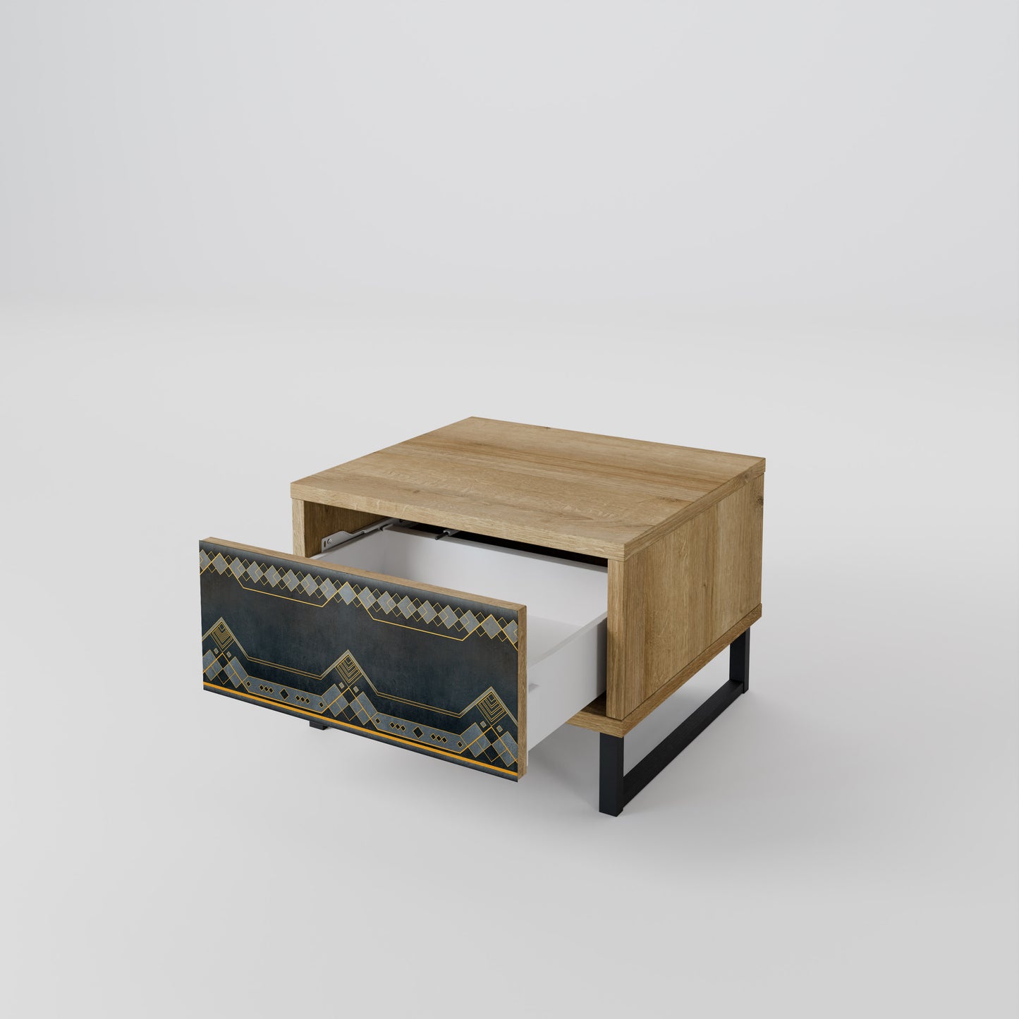 ROYAL ORDINARINESS Nightstand in Oak Effect