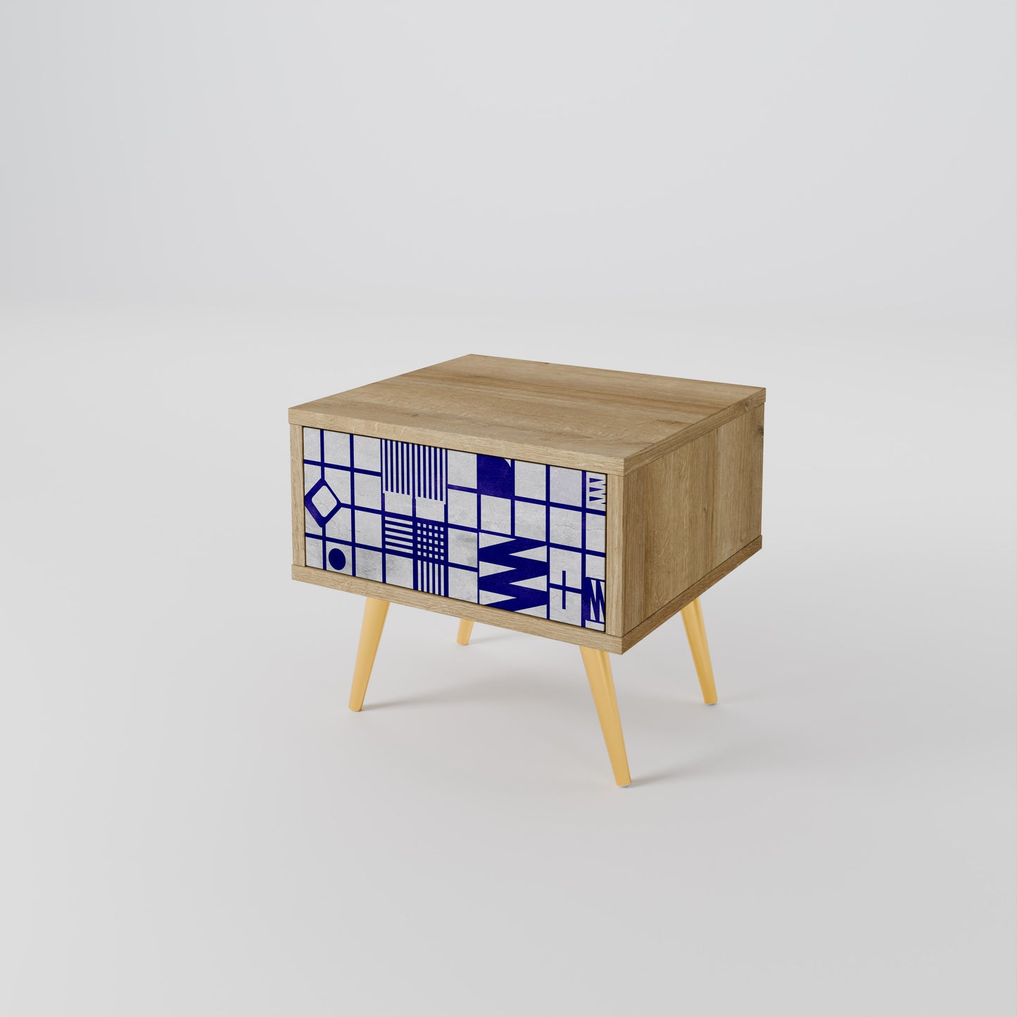 RÄTT PLATS Nattduksbord i Oak Effect