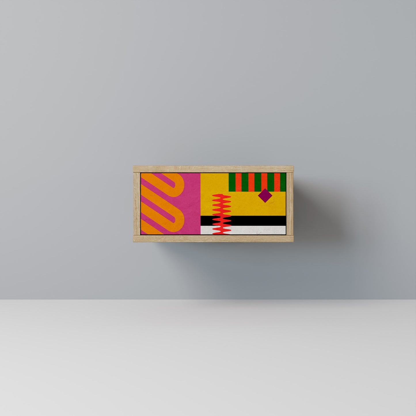 VIVID ART Nattduksbord i ekeffekt