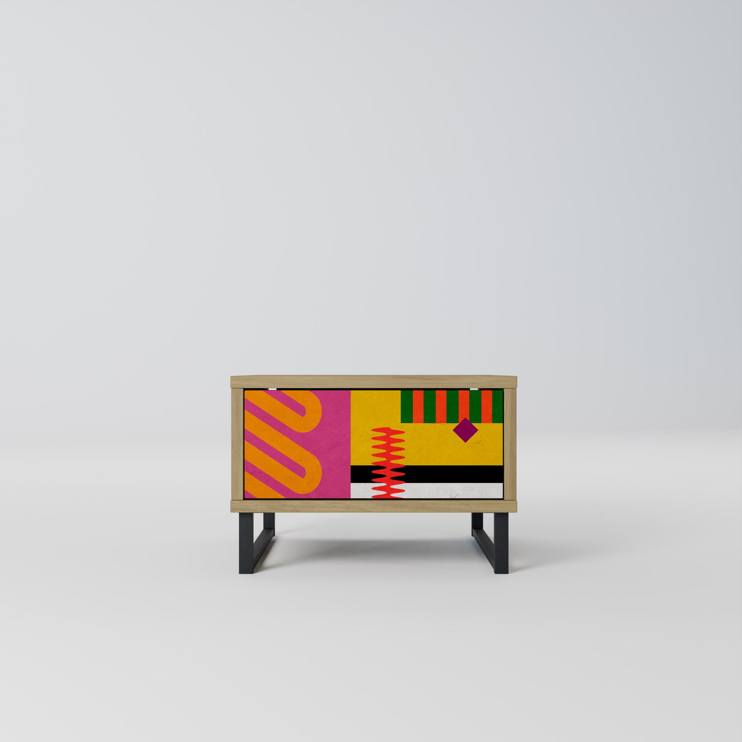 VIVID ART Nattduksbord i ekeffekt