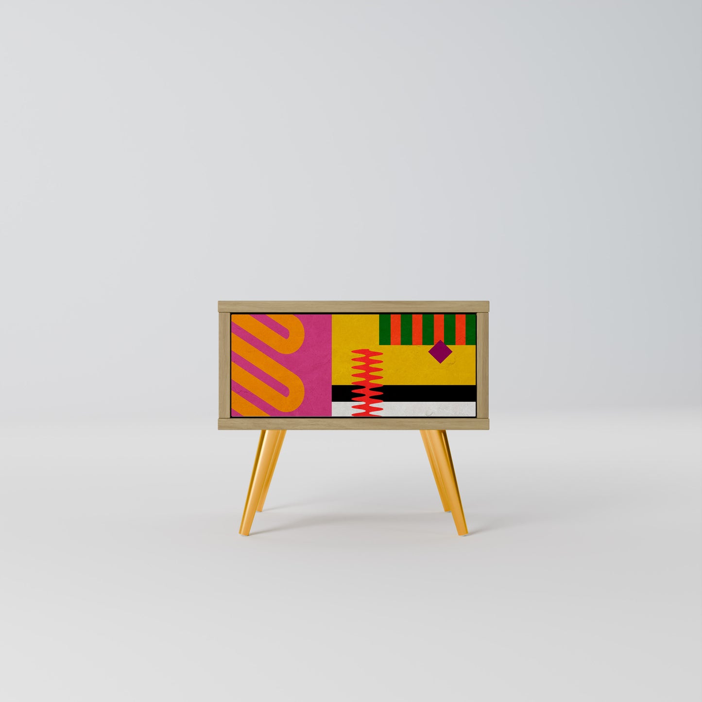 VIVID ART Nattduksbord i ekeffekt