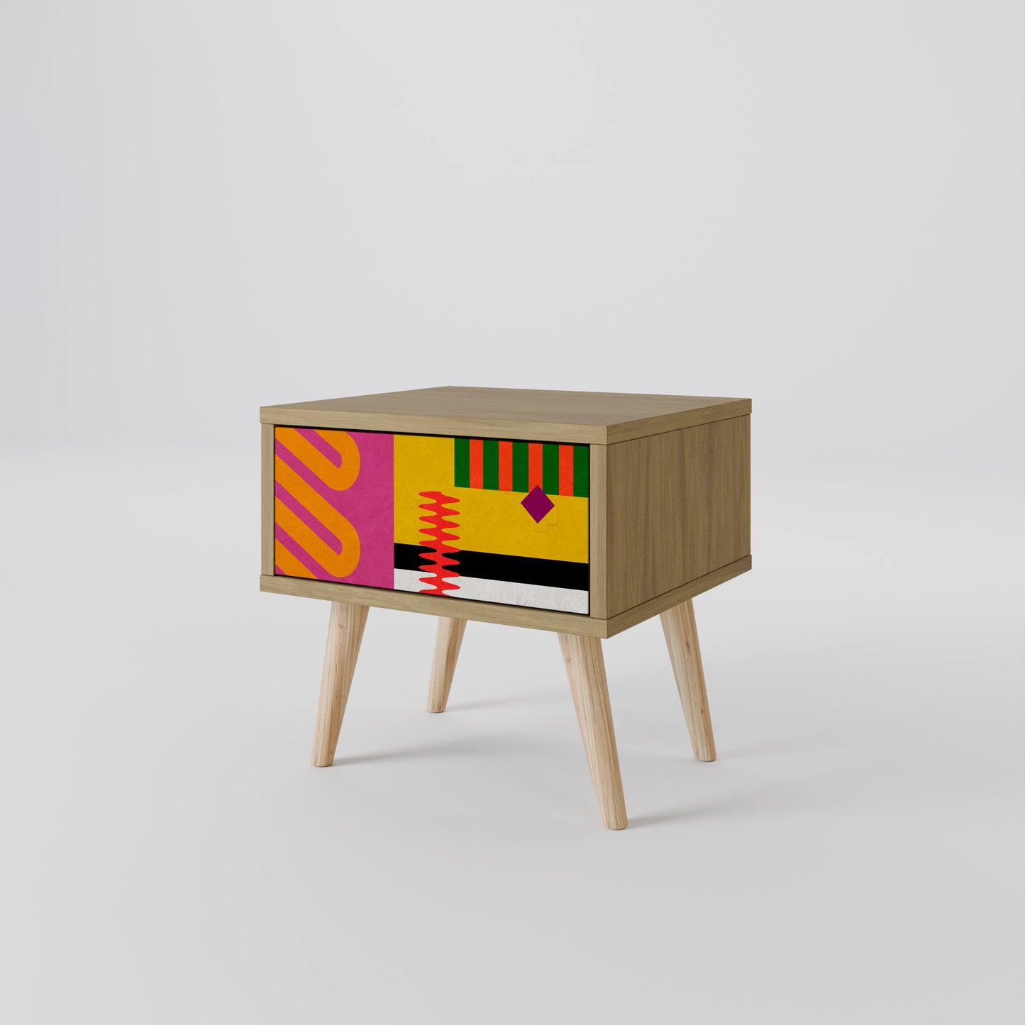 VIVID ART Nattduksbord i ekeffekt