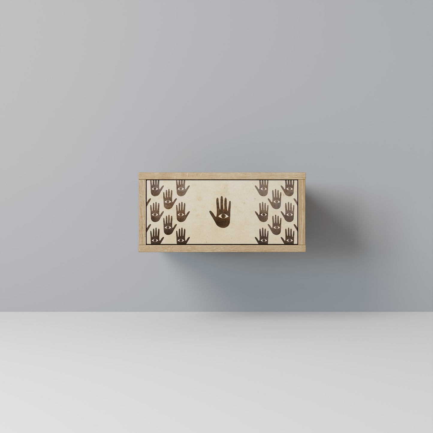 SEE MORE Nightstand in Oak Effect
