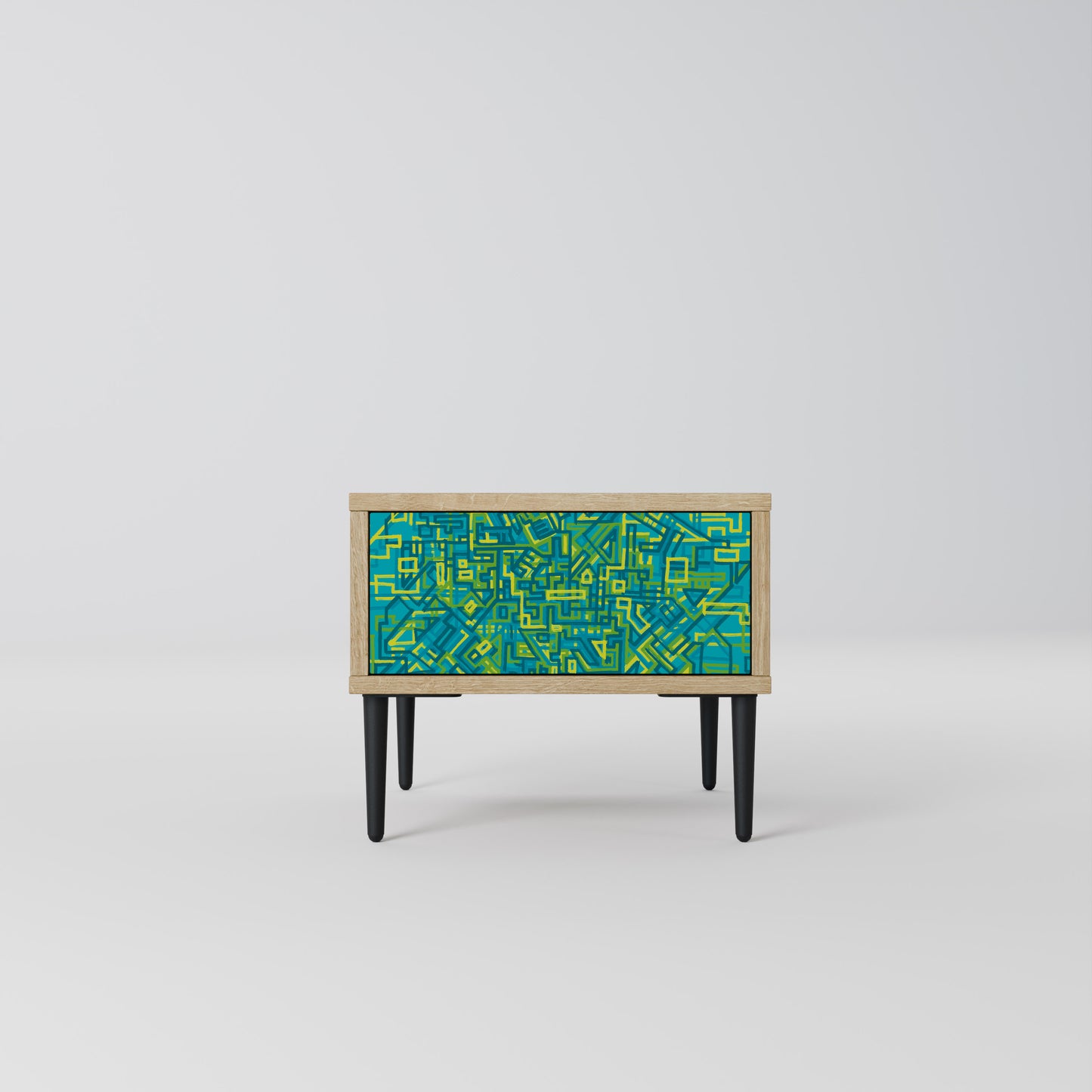 NOSTALGIC MEMORIES Nightstand in Oak Effect