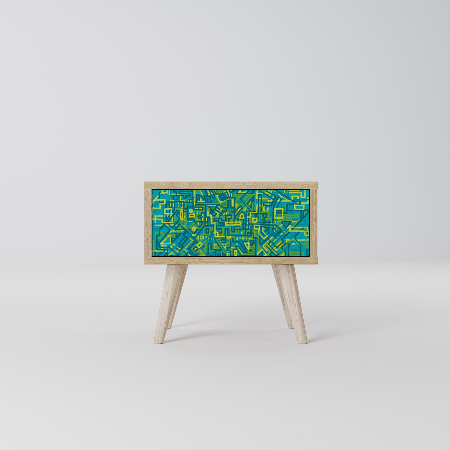 NOSTALGIC MEMORIES Nightstand in Oak Effect