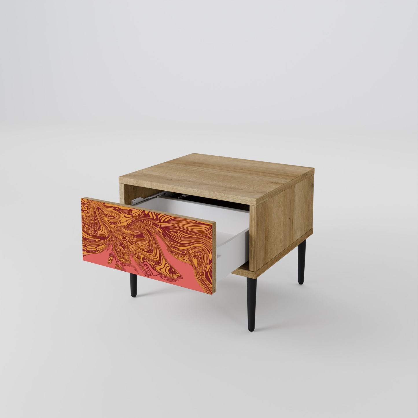 FLOATING THOUGHTS Nightstand in Oak Effect