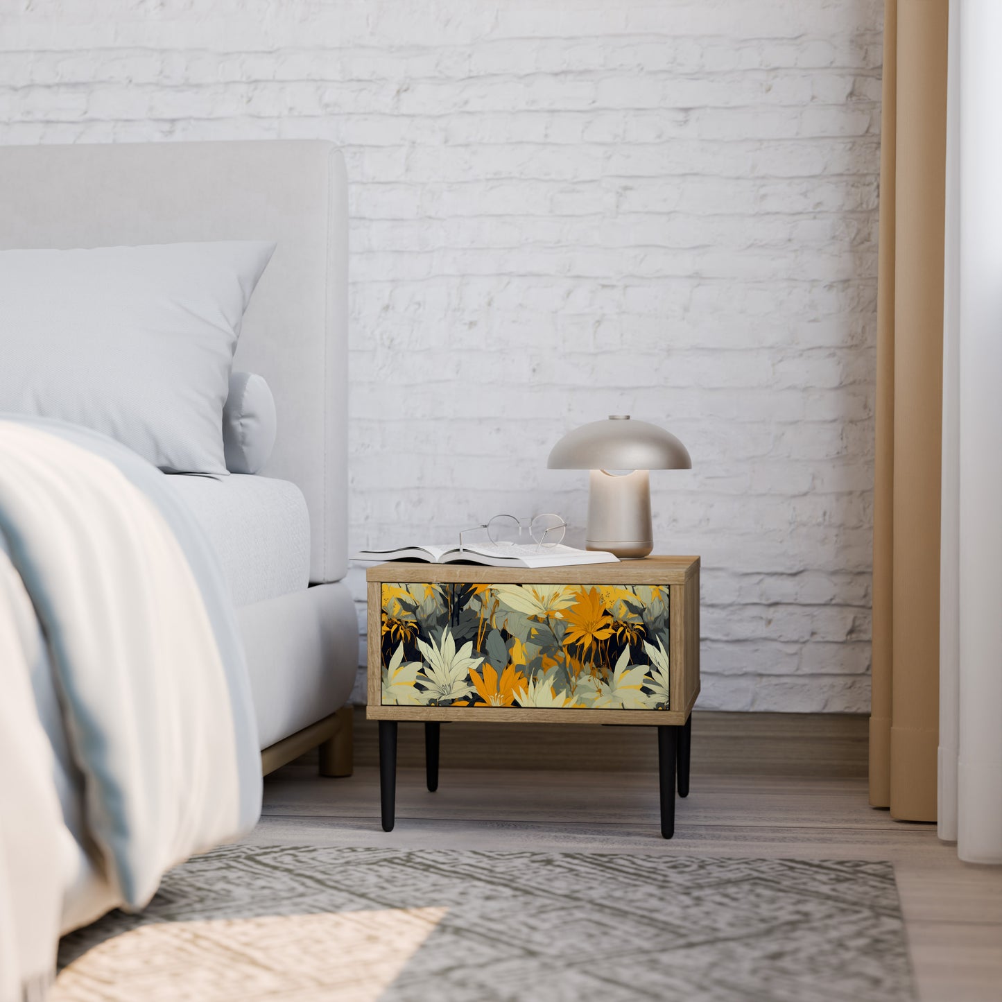 SUNKISSED LILY Nattduksbord i Oak Effect