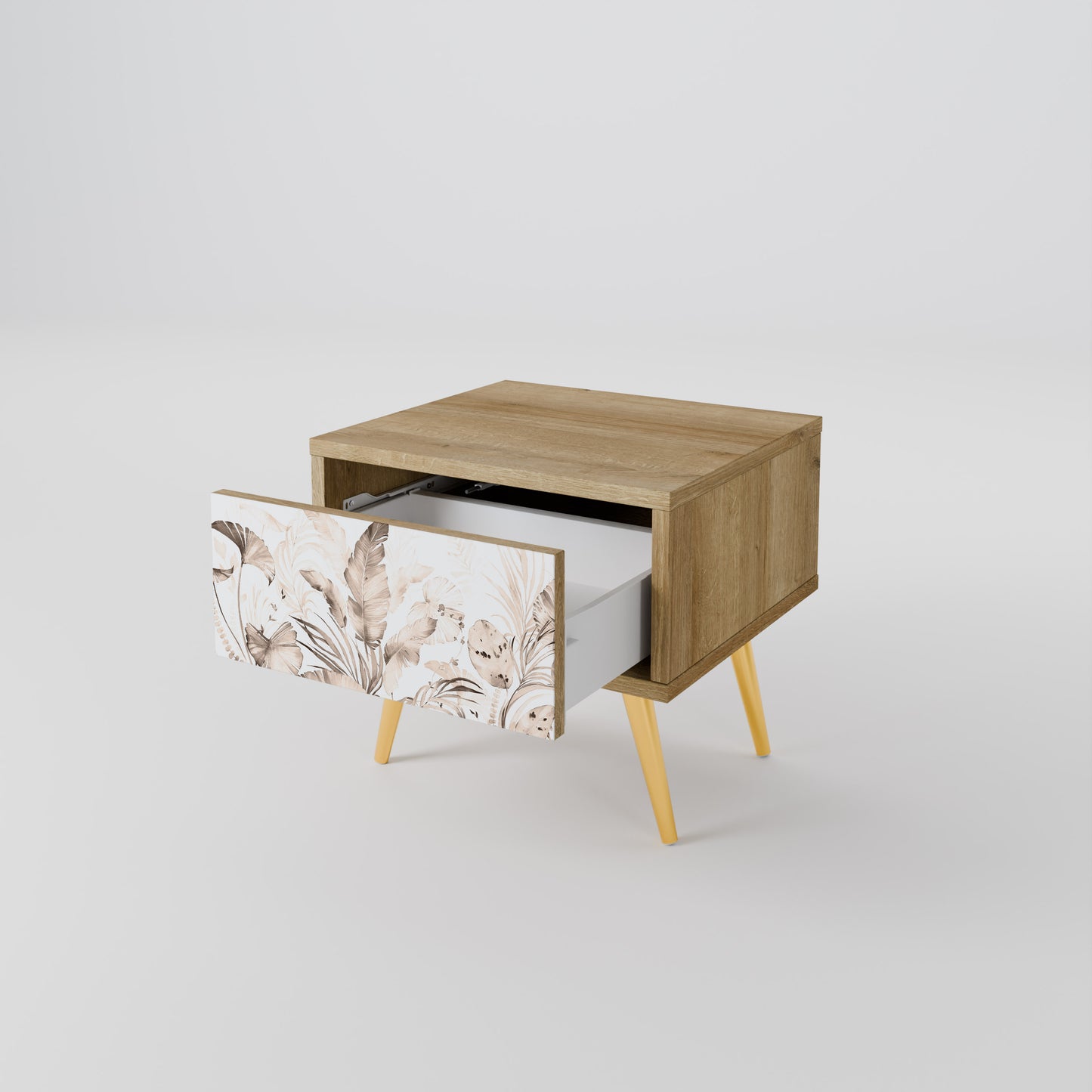 WILD TENDERNESS Nightstand in Oak Effect