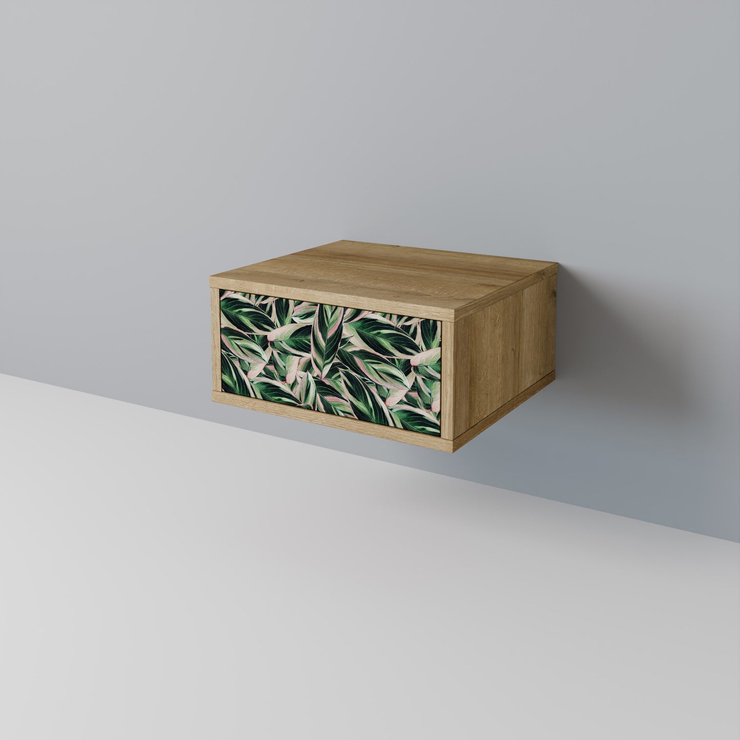 EERIE STROMANTHE Nightstand in Oak Effect