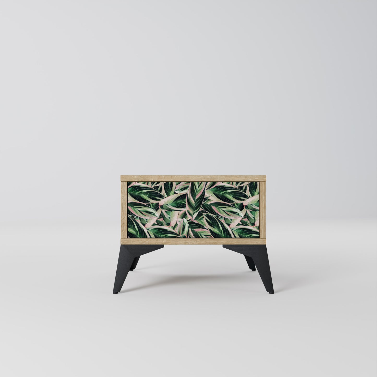 EERIE STROMANTHE Nightstand in Oak Effect