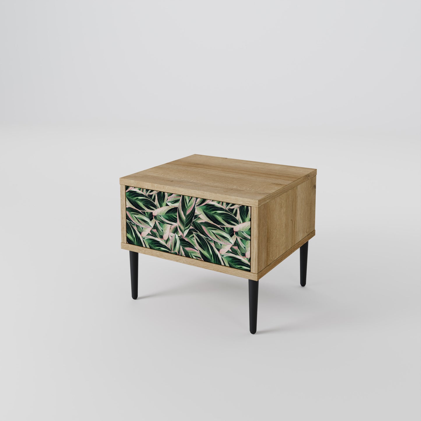 EERIE STROMANTHE Nightstand in Oak Effect