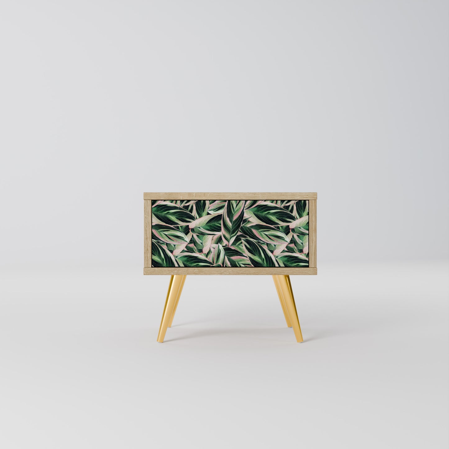 EERIE STROMANTHE Nightstand in Oak Effect