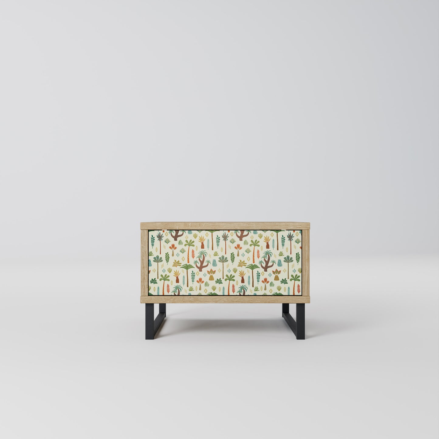 PALM SPRING Nightstand in Oak Effect