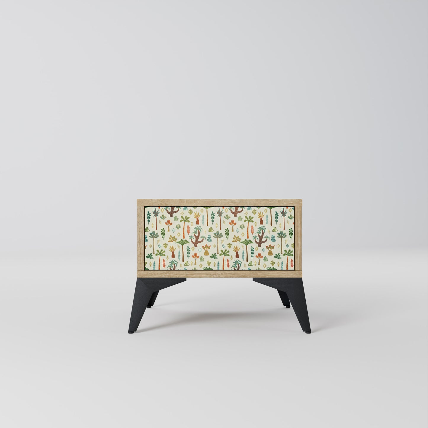 PALM SPRING Nightstand in Oak Effect