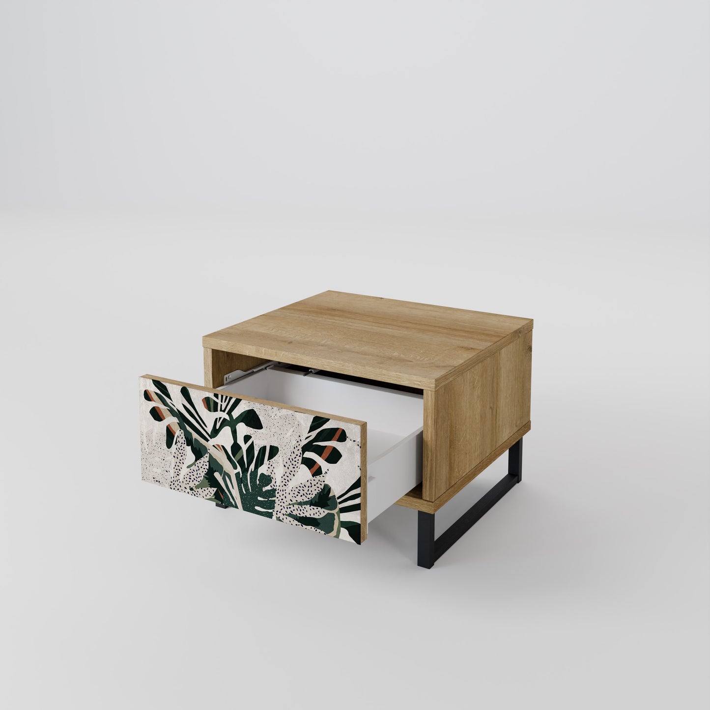 VERDURE FORMATION Nattduksbord i Oak Effect