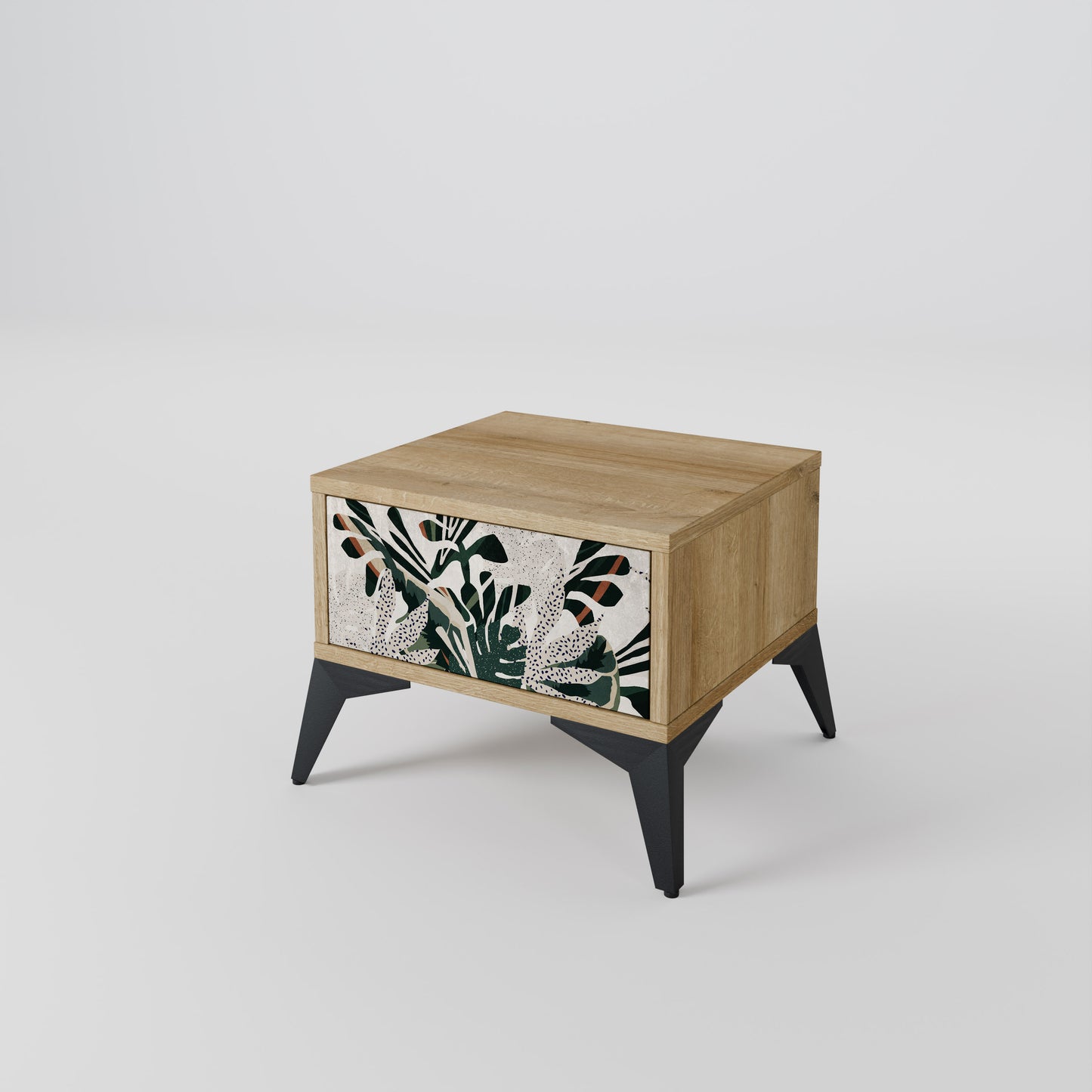 VERDURE FORMATION Nattduksbord i Oak Effect