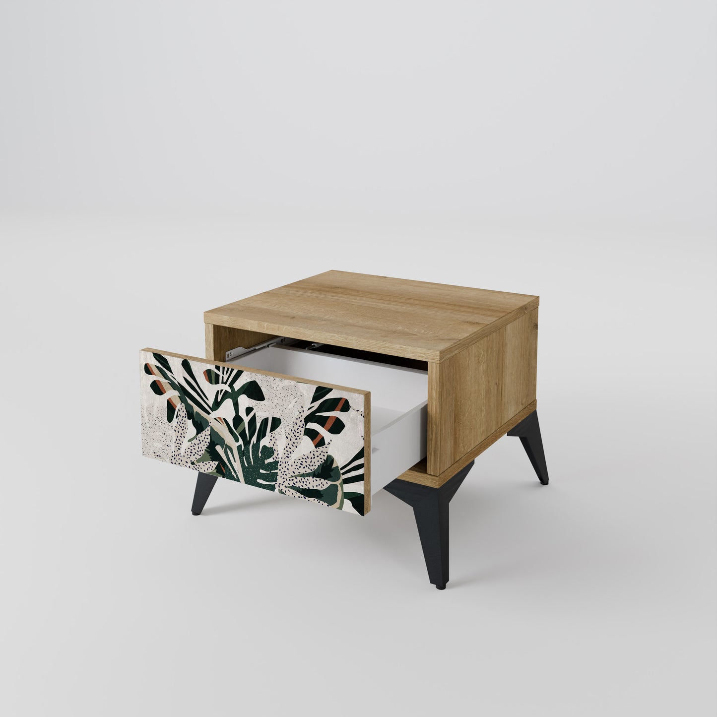 VERDURE FORMATION Nattduksbord i Oak Effect