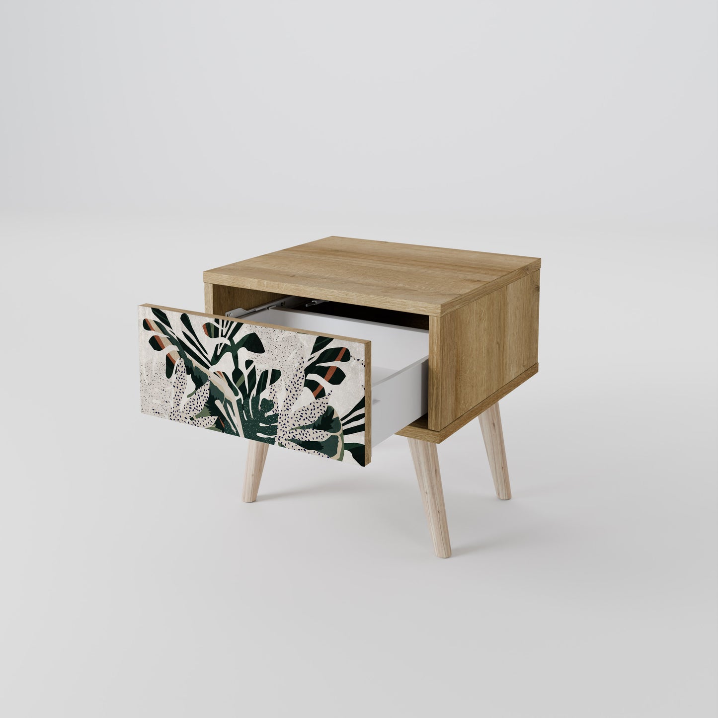 VERDURE FORMATION Nattduksbord i Oak Effect