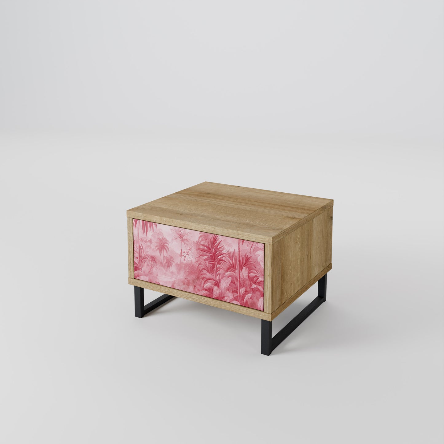 SWEET TROPICS Nightstand in Oak Effect