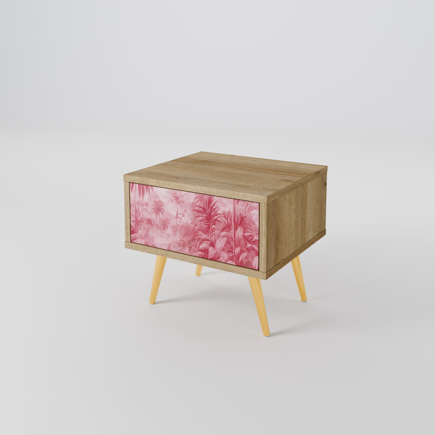 SWEET TROPICS Nightstand in Oak Effect