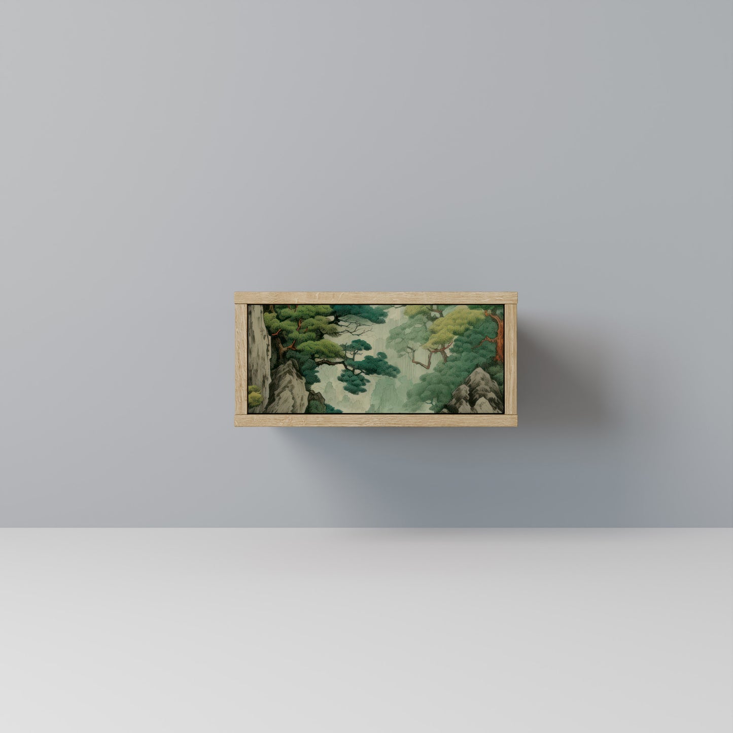 VERDURE ABYSS Nattduksbord i ekeffekt