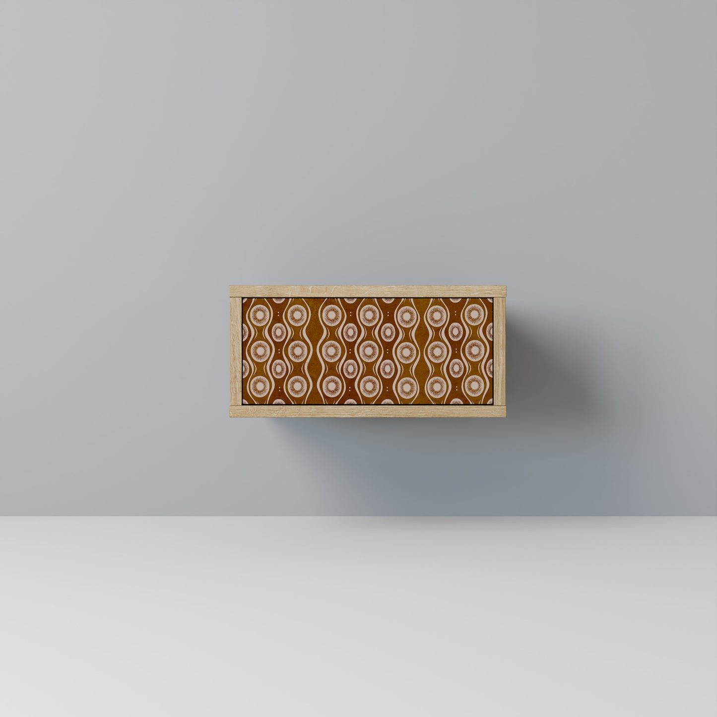 BROWN EYES Nightstand in Oak Effect