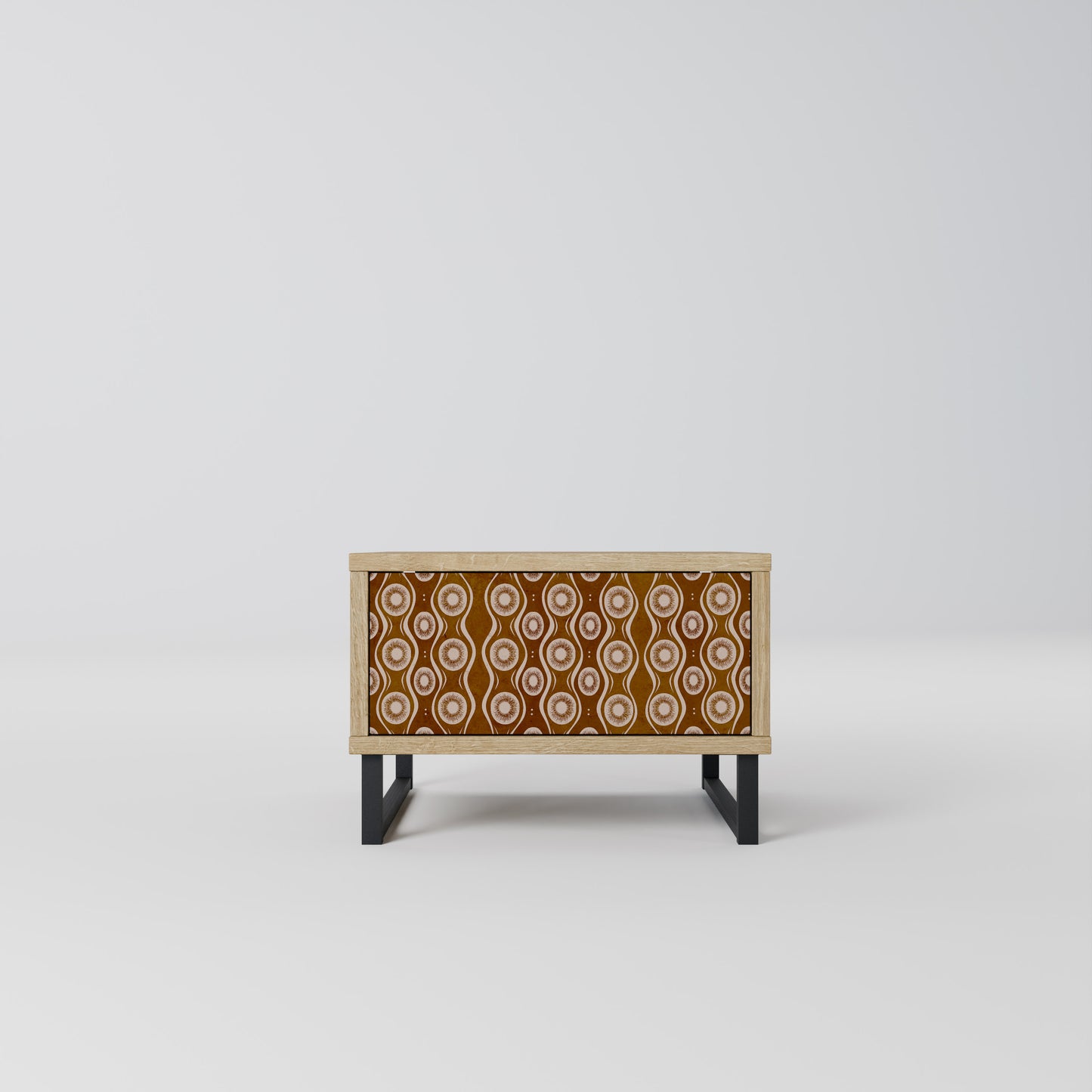 BROWN EYES Nightstand in Oak Effect