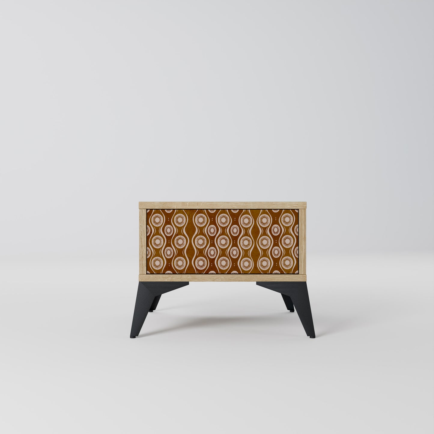 BROWN EYES Nightstand in Oak Effect