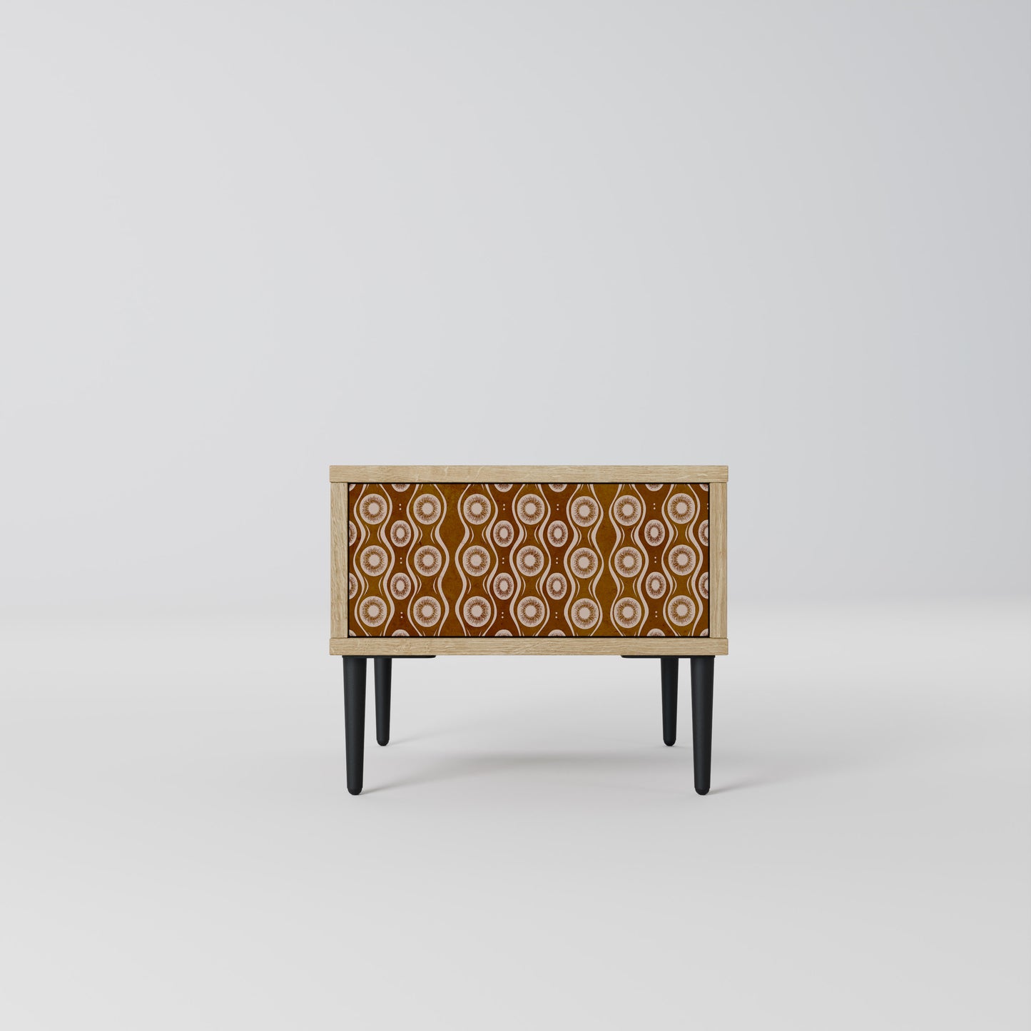 BROWN EYES Nightstand in Oak Effect
