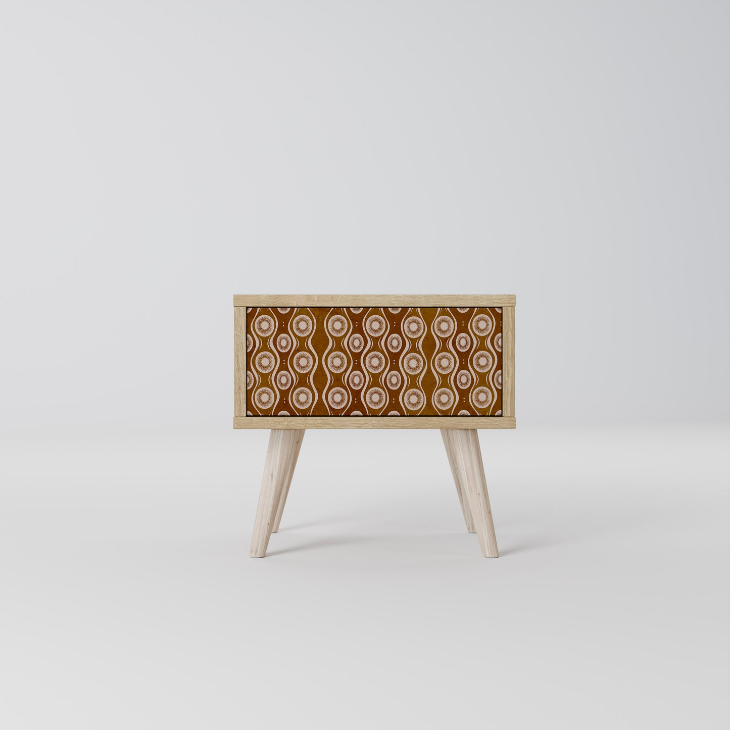 BROWN EYES Nightstand in Oak Effect