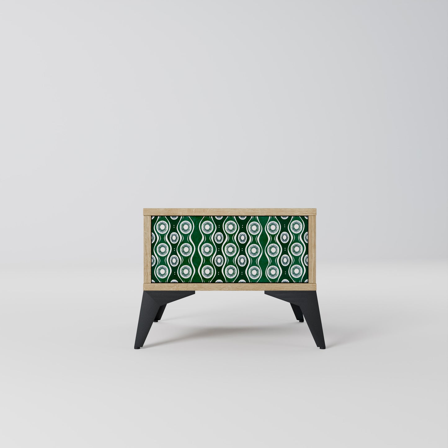 GREEN EYES Nattduksbord i Oak Effect