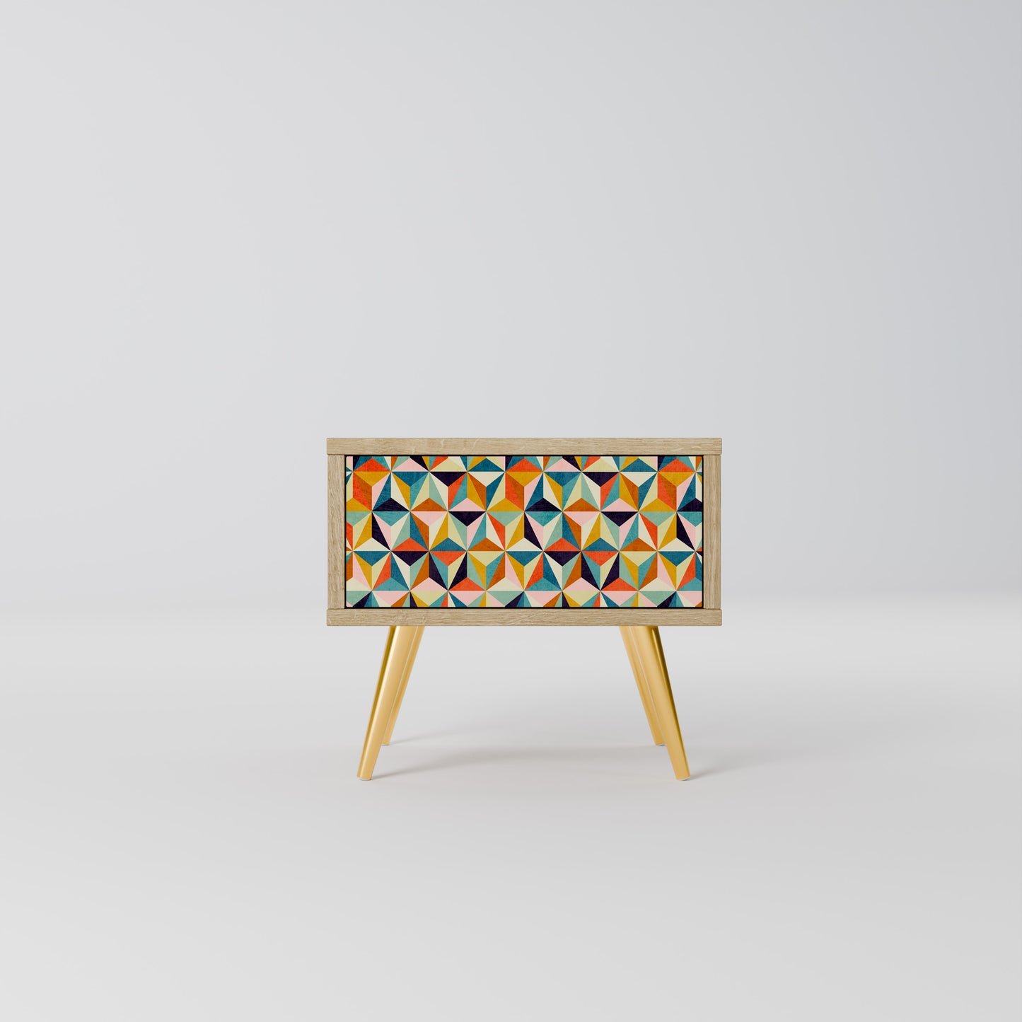 TESSELATE TREASURES Nattduksbord i Oak Effect