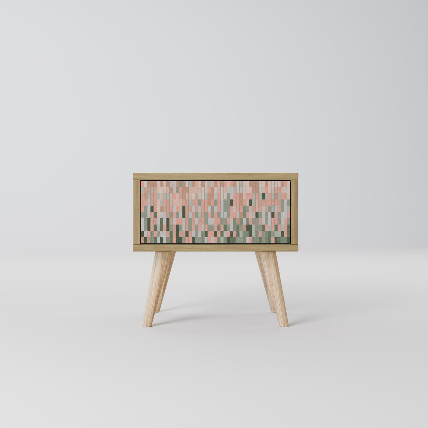 BYGGER FRAMTIDEN Nattduksbord i Oak Effect
