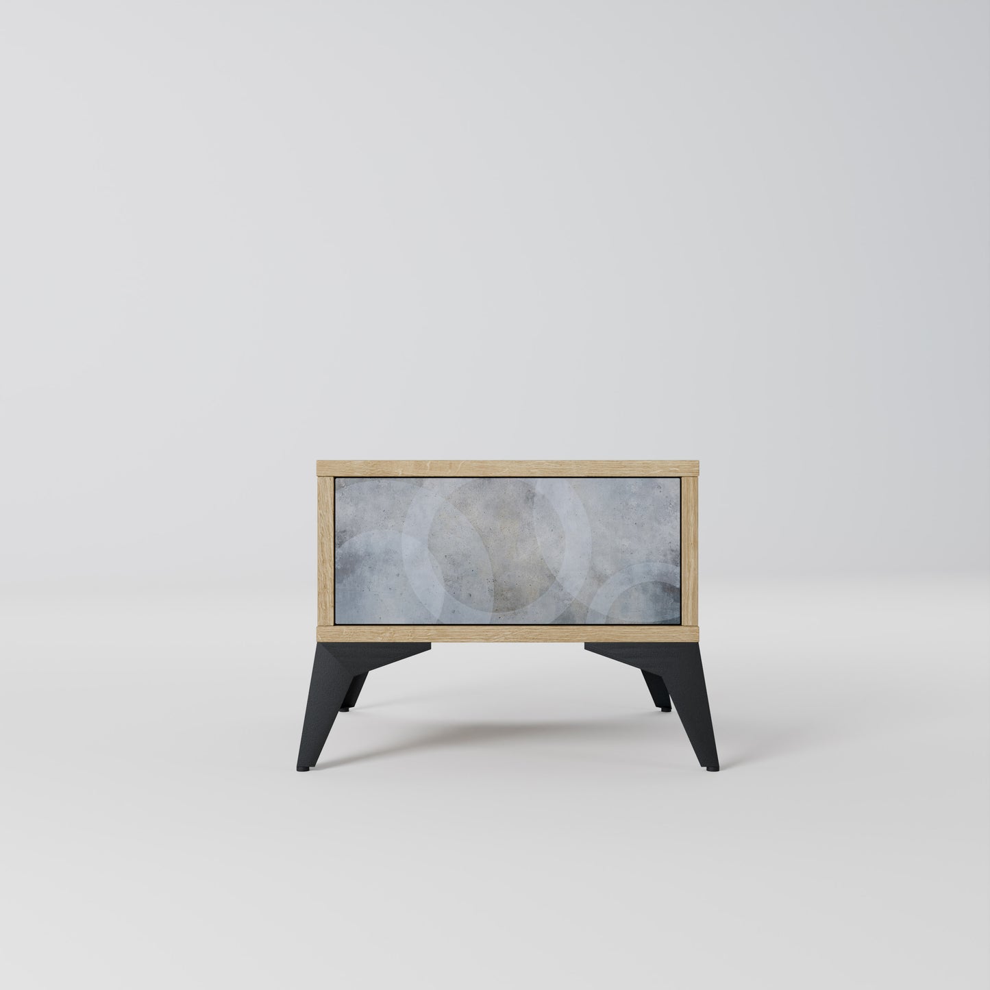 MUTED ARC Nattduksbord i ekeffekt