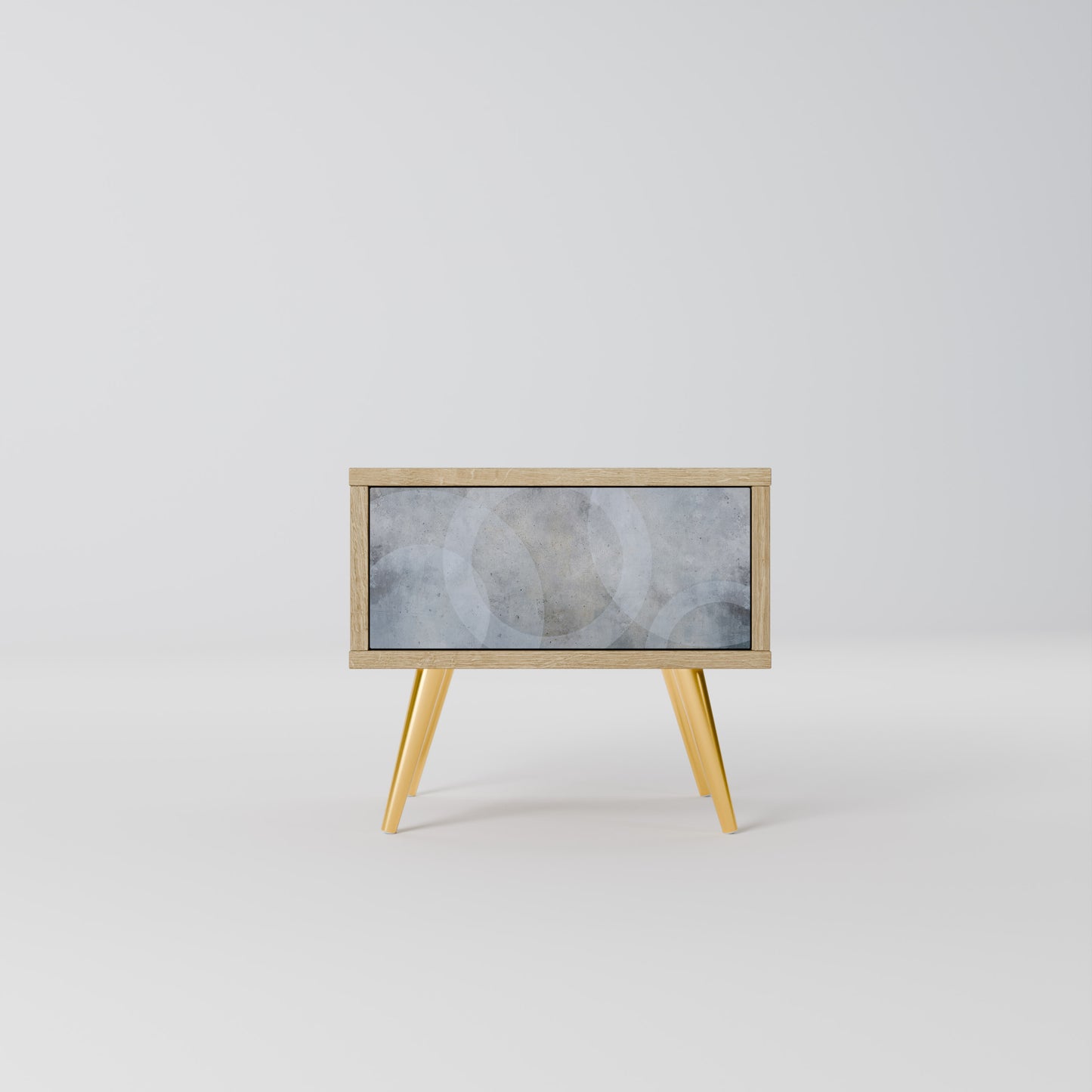 MUTED ARC Nattduksbord i ekeffekt