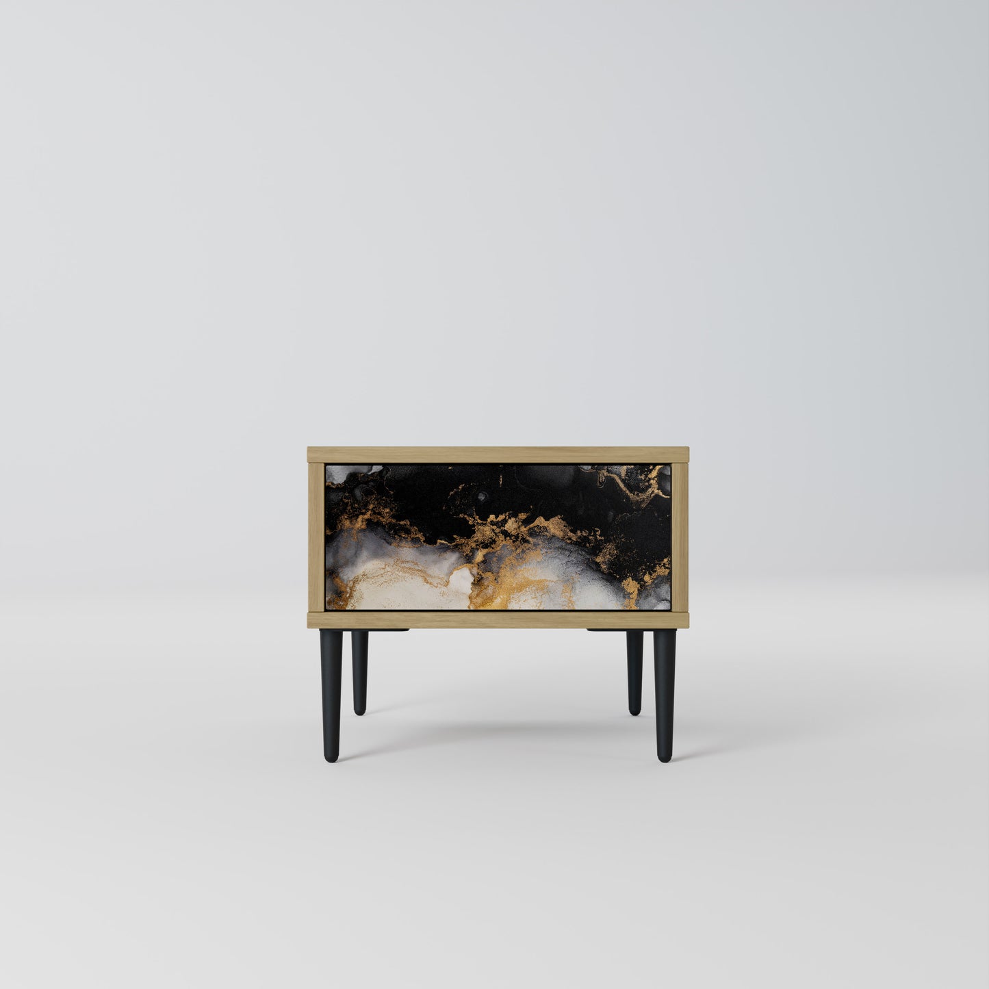 MARBLE OF MORGEN Nattduksbord i Oak Effect